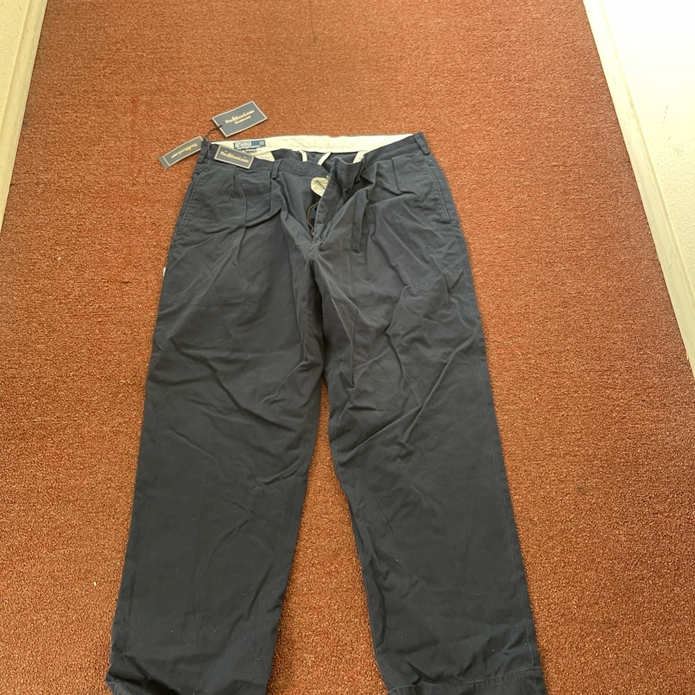 Ralph Lauren Dark Navy Cotton Chino Pants